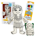 Kiboo Kids - Hula Girl avec sac à dos Ananas Kit de coloriage