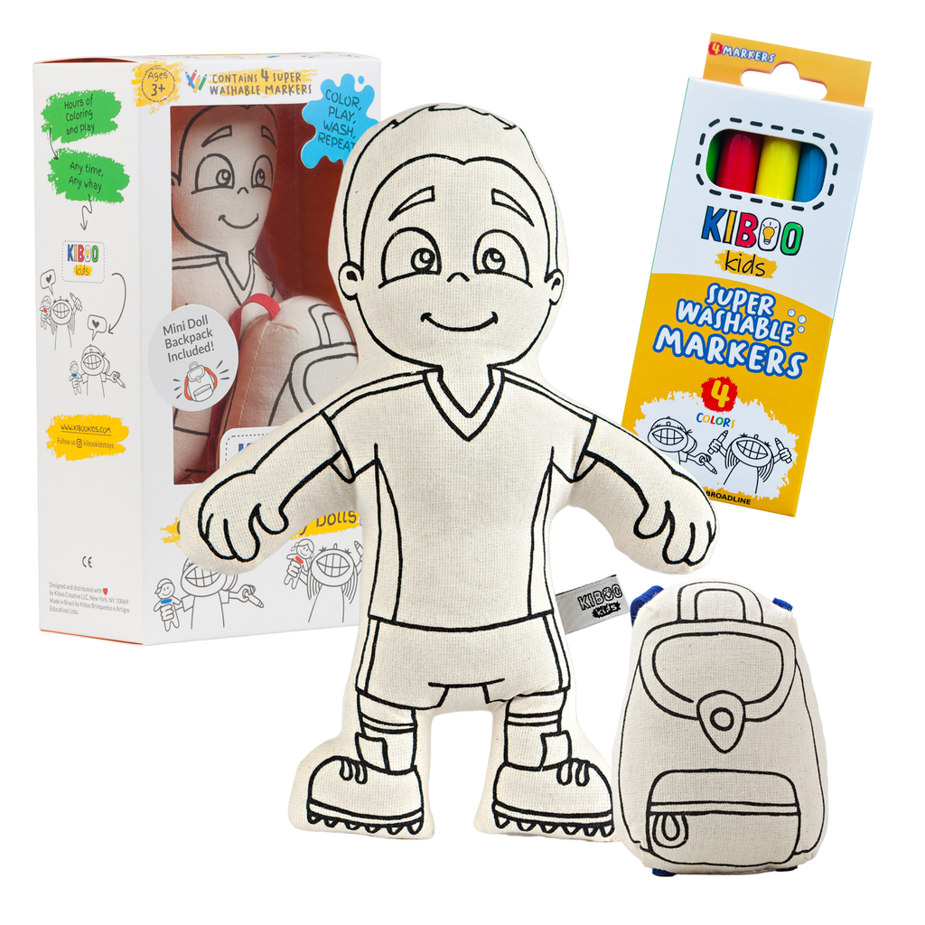 Kiboo Kids - Série Sport : Set de Coloriage Football