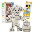 Kiboo Kids - Série Sport : Ensemble de Coloriage Fille Footballeuse avec Tresses