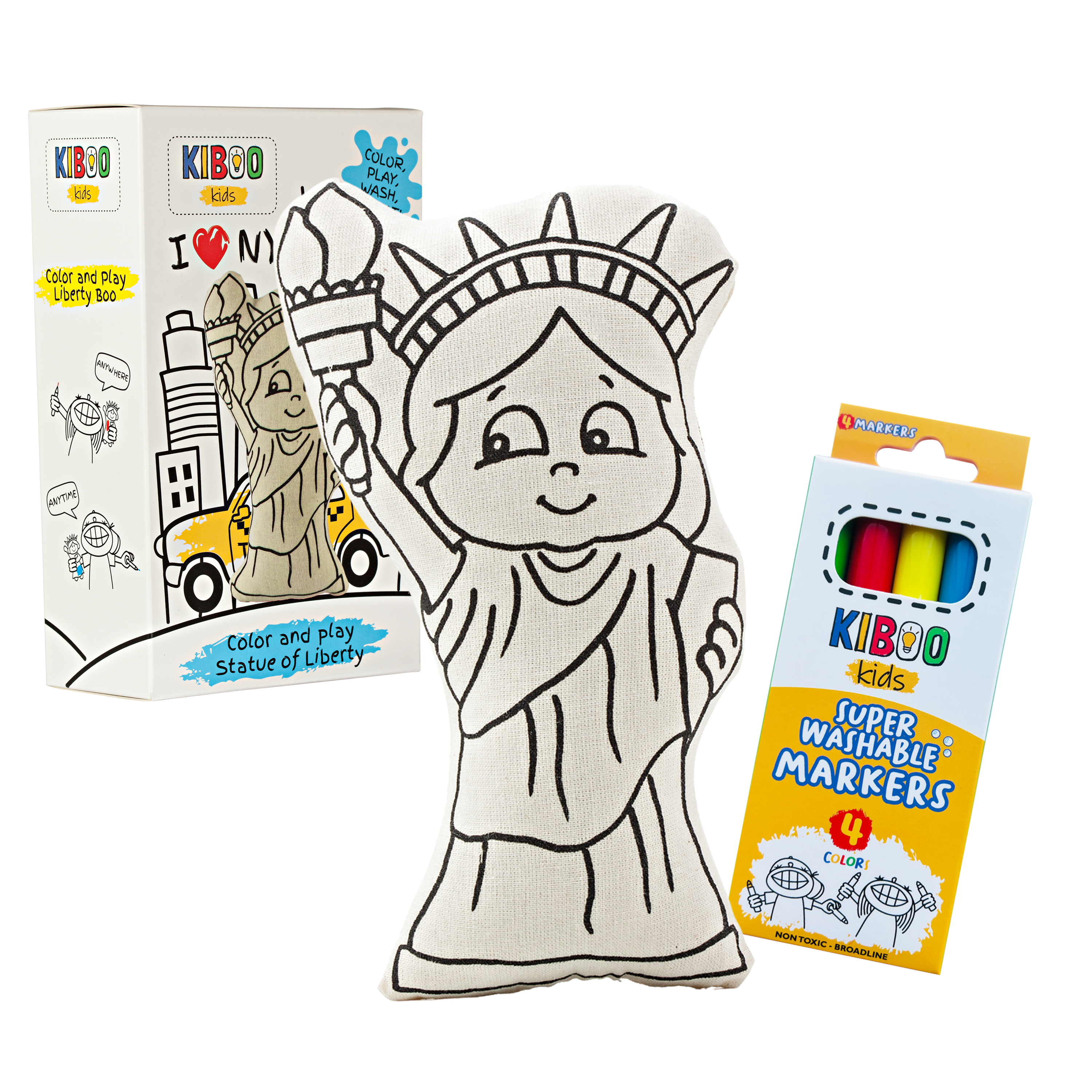 Kiboo Kids - Kit de coloriage Liberty Boo