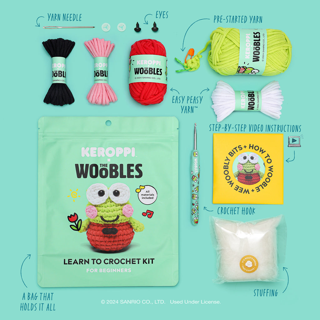 Kibakids - Keroppi™ Crochet Kit