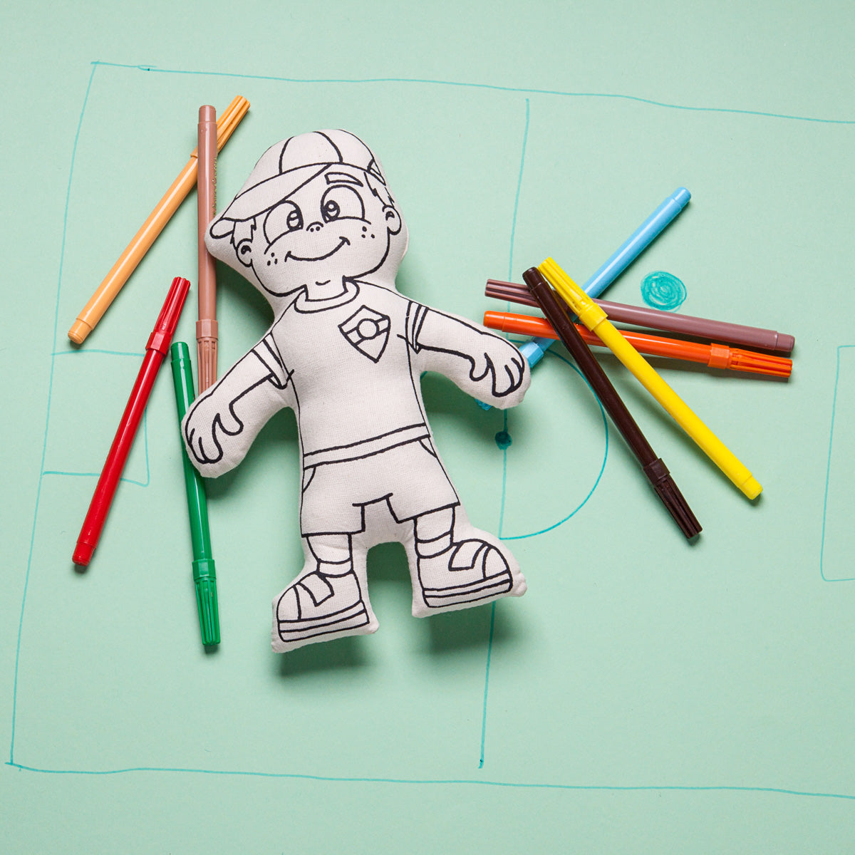 Kiboo Kids - Coffret de Coloriage Garçon avec Casquette