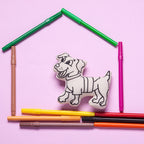 Kiboo Kids - Série Animaux de compagnie : Kit de Coloriage Chien