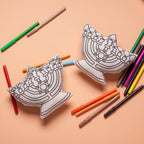 Kiboo Kids - Kit de Coloriage de Ménorah d'Hannouka