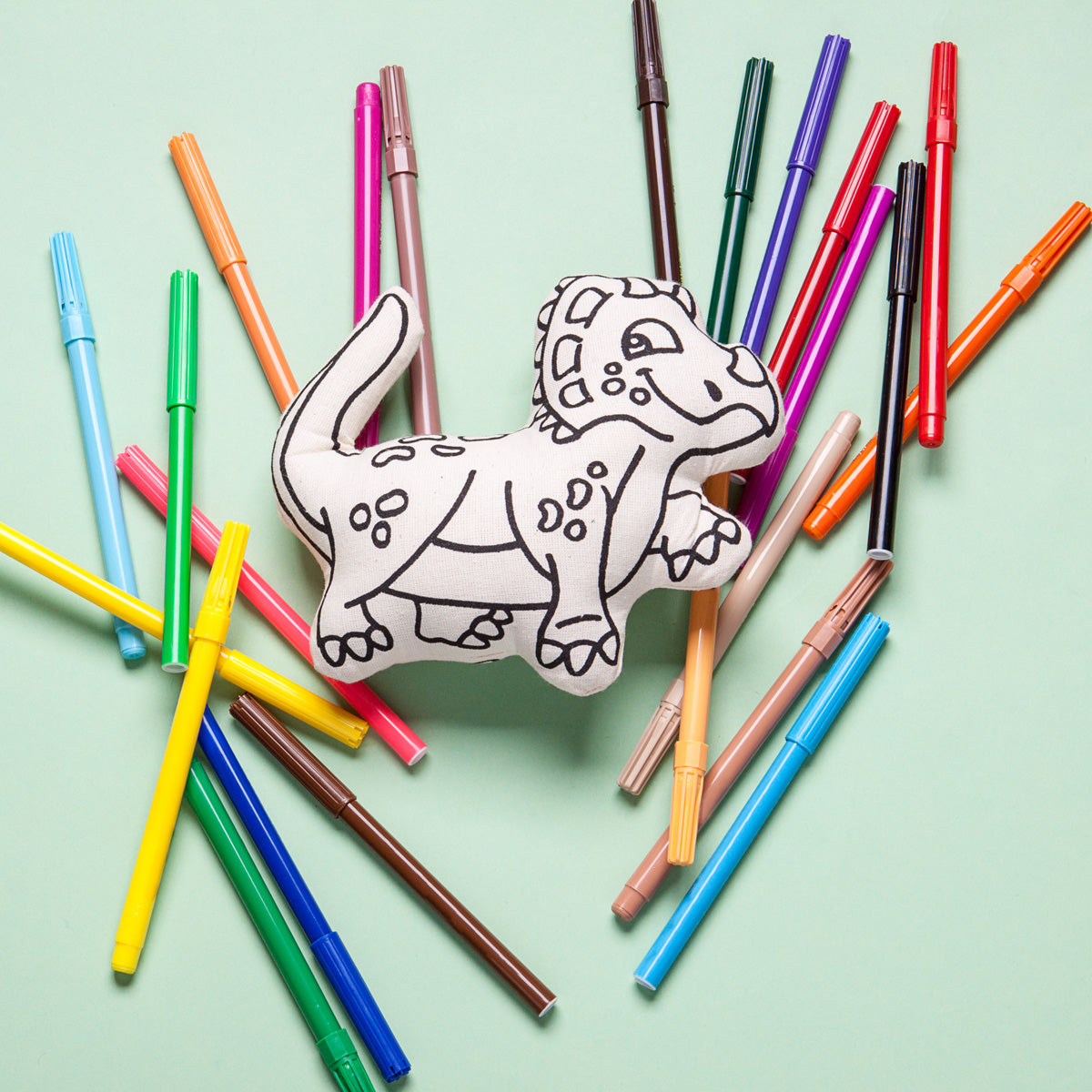 Kiboo Kids - Série Dinosaures : Kit de Coloriage Triceratops
