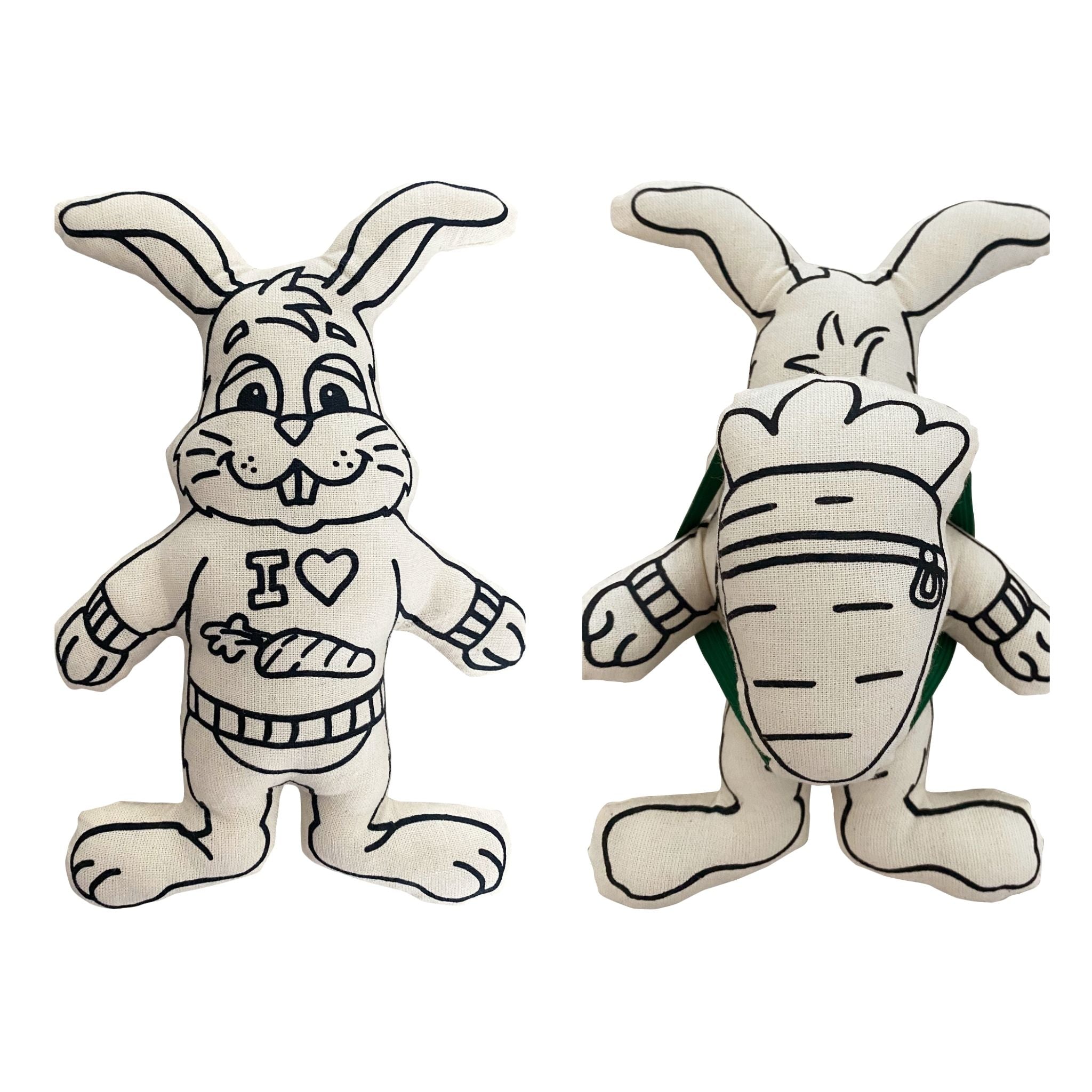 Kiboo Kids – Kit de coloriage Lapin avec sac à dos Carotte