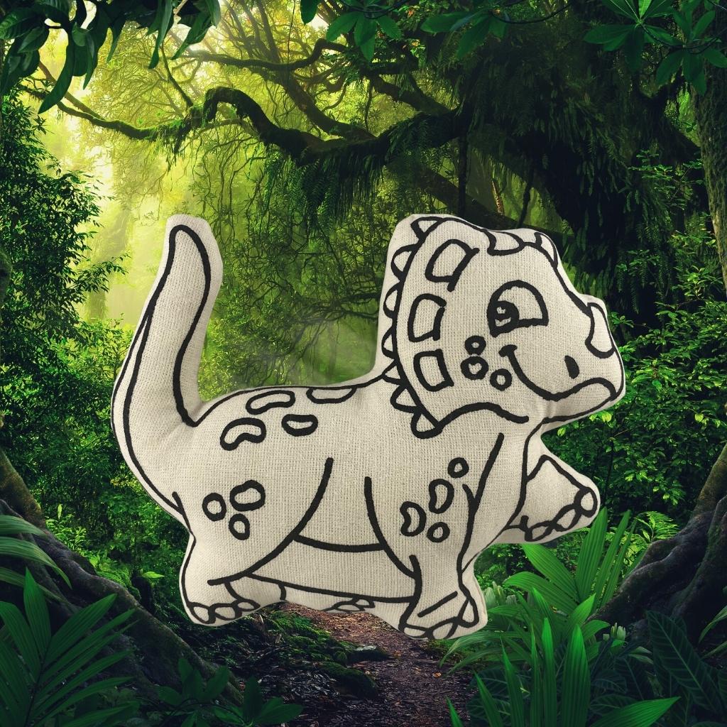 Kiboo Kids - Série Dinosaures : Kit de Coloriage Triceratops