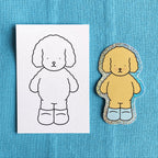Kibakids - Momo Glitter Sticker + Info Card
