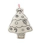 Kiboo Kids - Duo de décorations de Noël - Kit de coloriage Père Noël et sapin