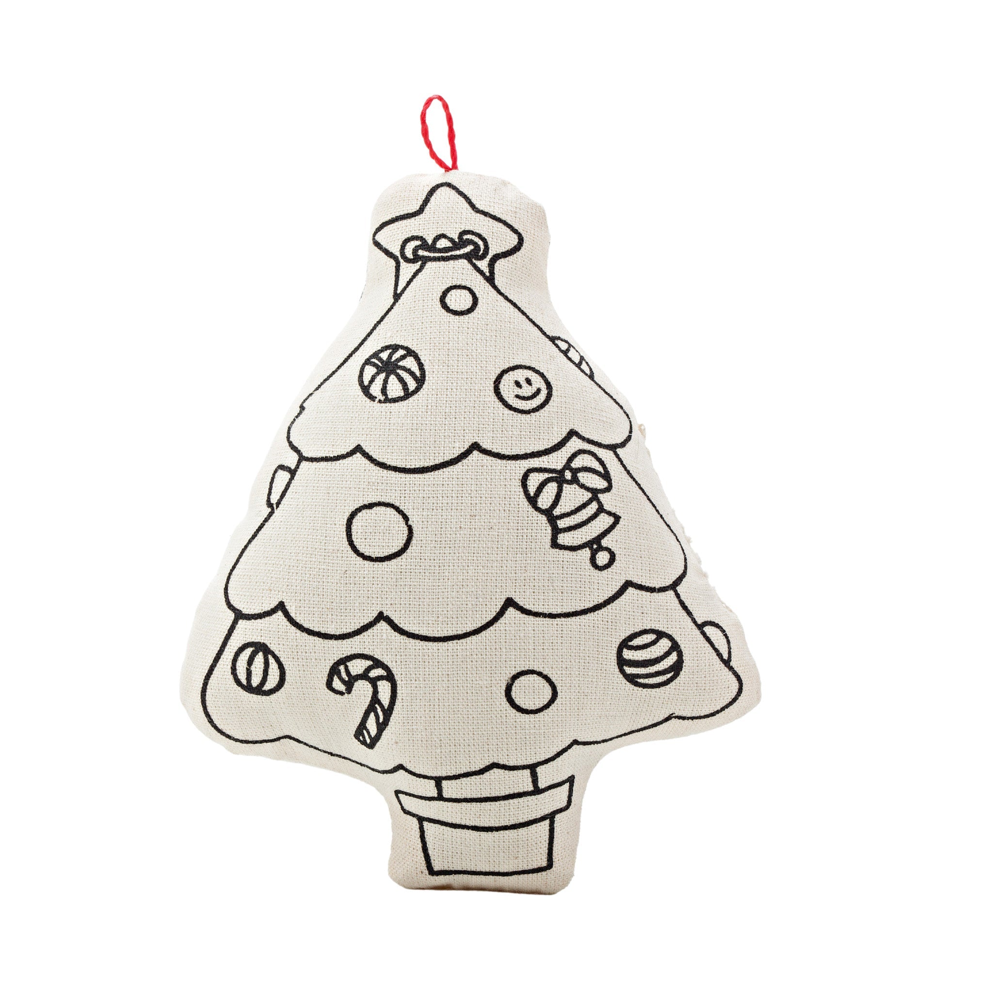 Kiboo Kids - Duo de décorations de Noël - Kit de coloriage Père Noël et sapin