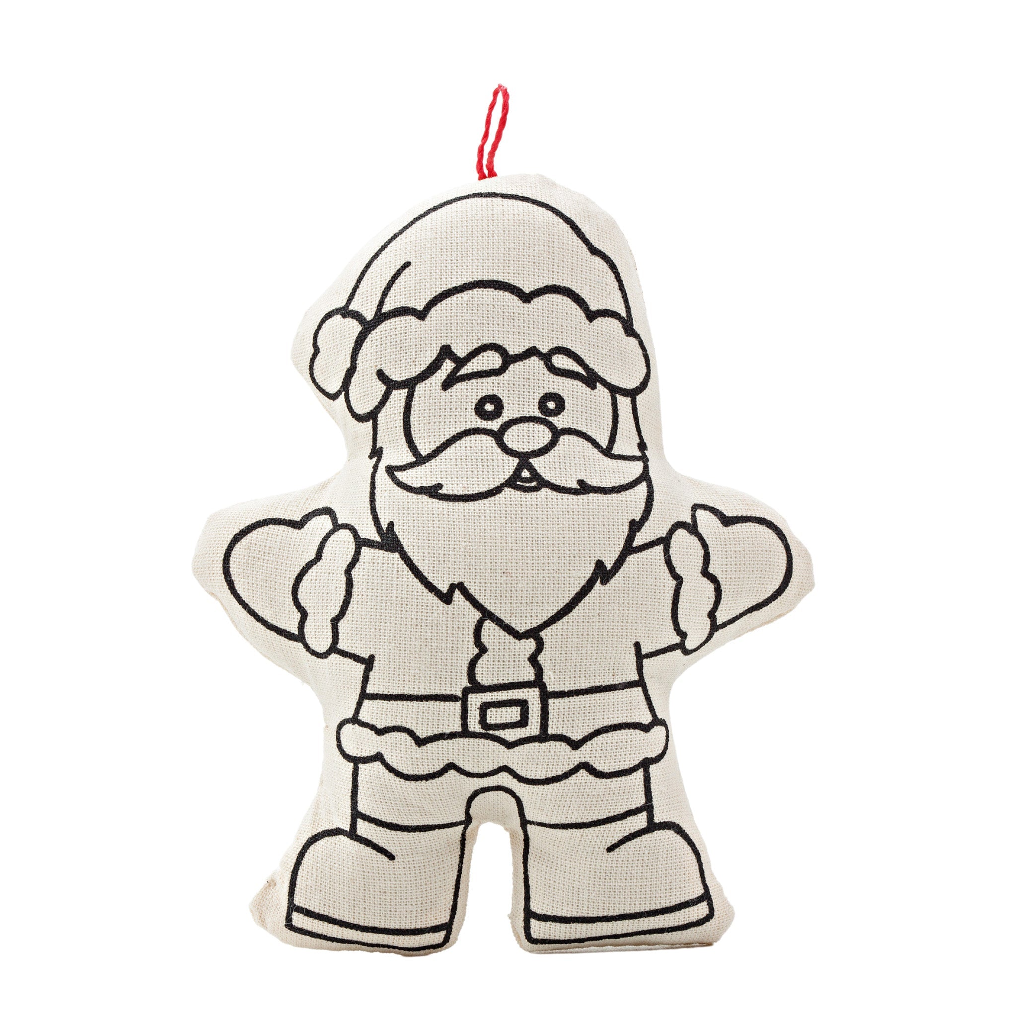 Kiboo Kids - Duo de décorations de Noël - Kit de coloriage Père Noël et sapin