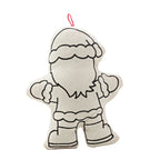 Kiboo Kids - Duo de décorations de Noël - Kit de coloriage Père Noël et sapin