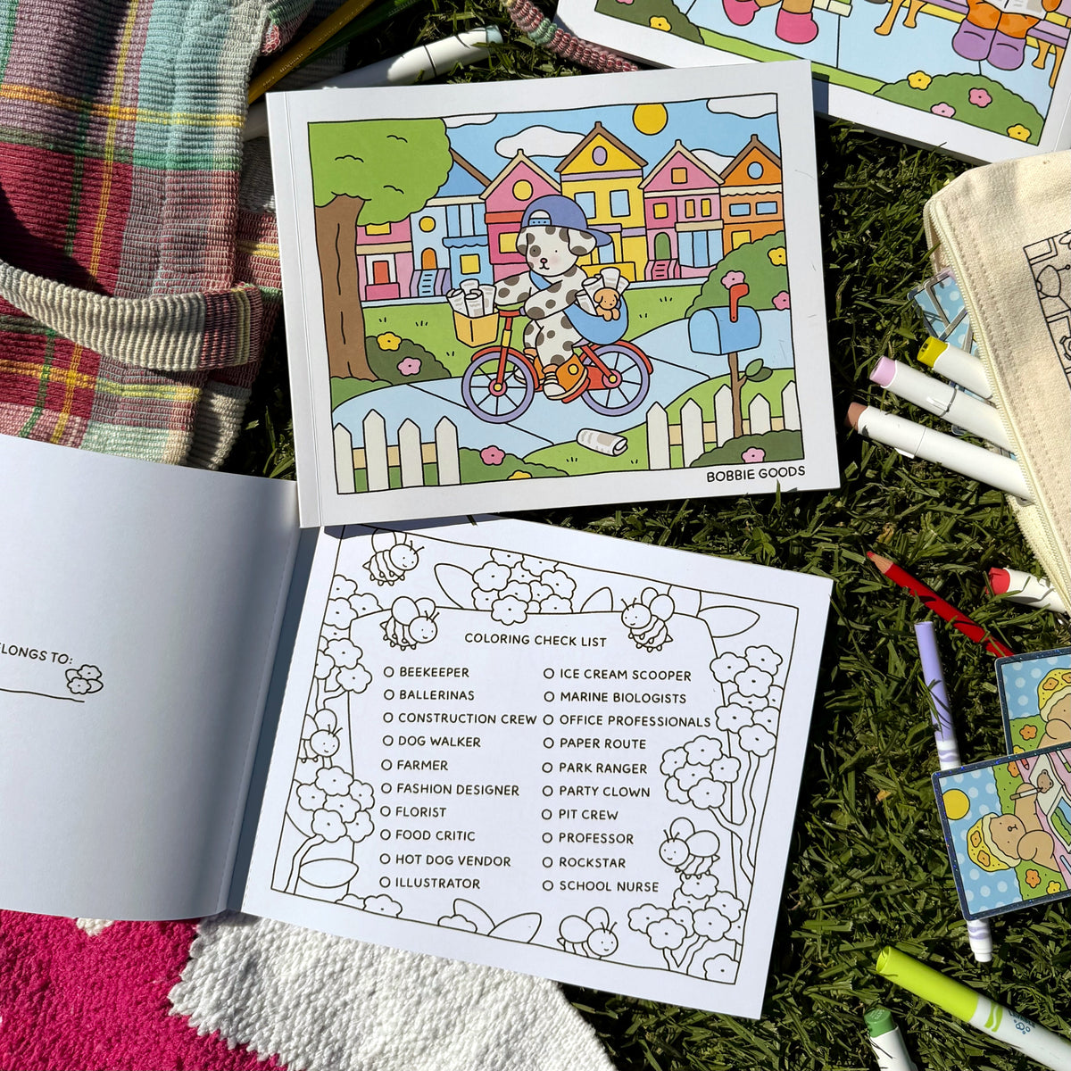 Kibakids - On The Job Coloring Book