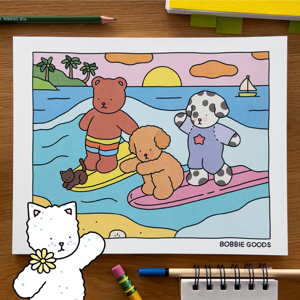 Kibakids - *imperfect* Summer Break Coloring Book