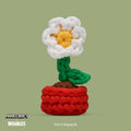 Kibakids - Tiny Minecraft Potted Daisy Accessory Kit