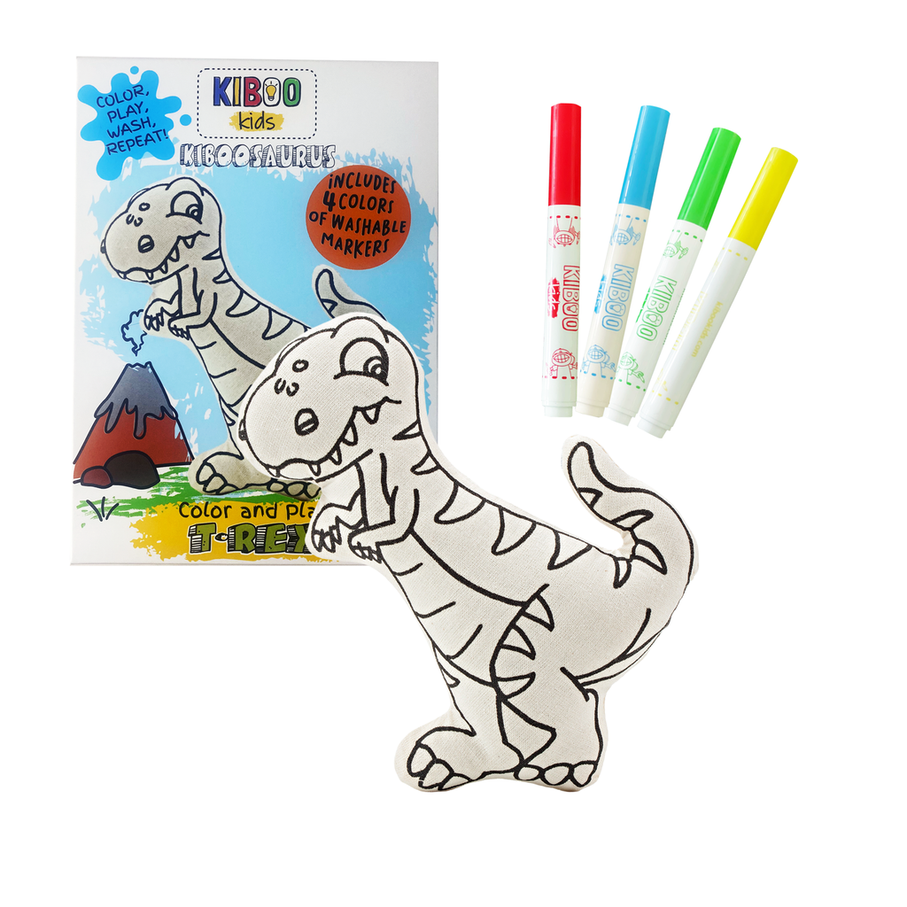 Kiboo Kids - Série Dino : Ensemble de coloriage Kiboosaures T-Rex
