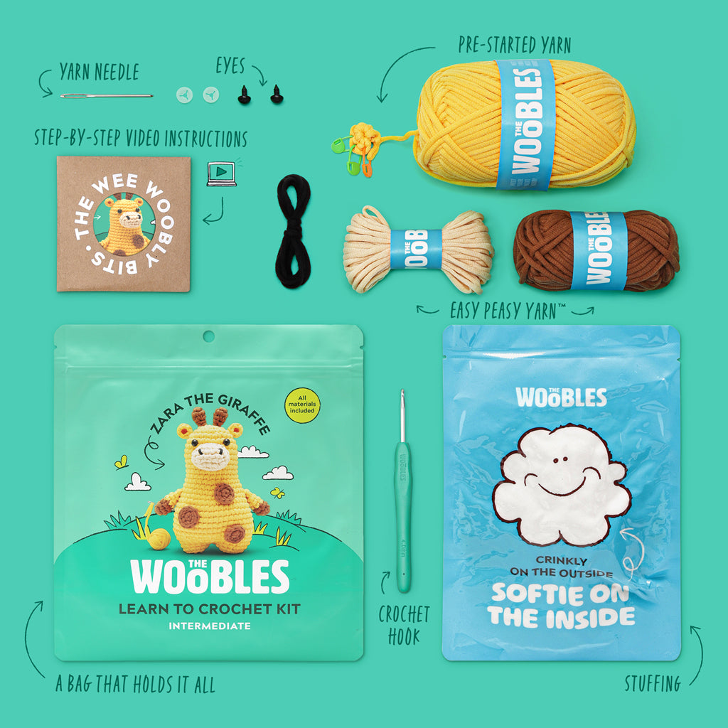 Kibakids - Zara the Giraffe Crochet Kit