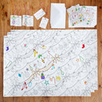 Kibakids - colour-in Christmas craft activity pack