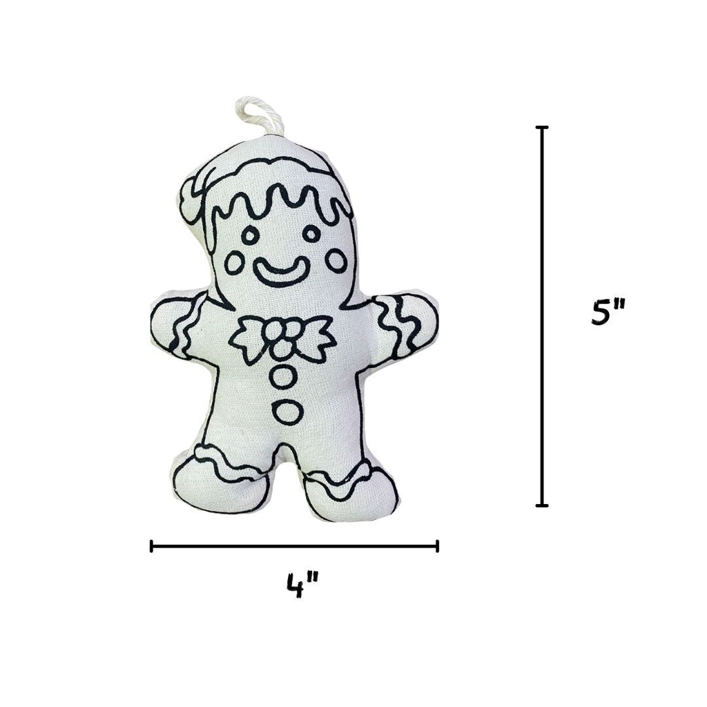 Kiboo Kids - Kit de coloriage d'ornement de Noël Bonhomme en pain d'épices