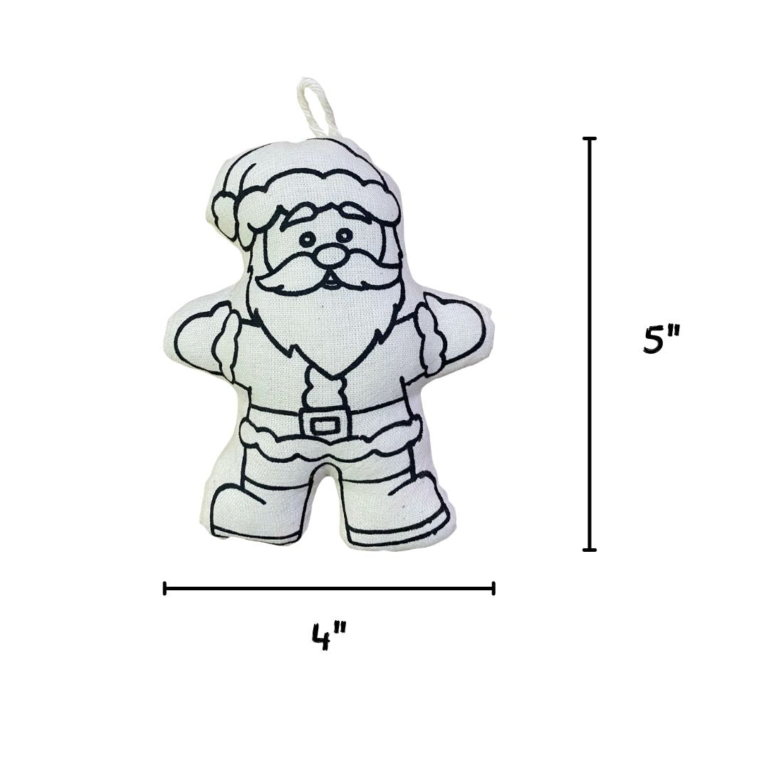 Kiboo Kids - Kit de coloriage Ornement de Noël Père Noël