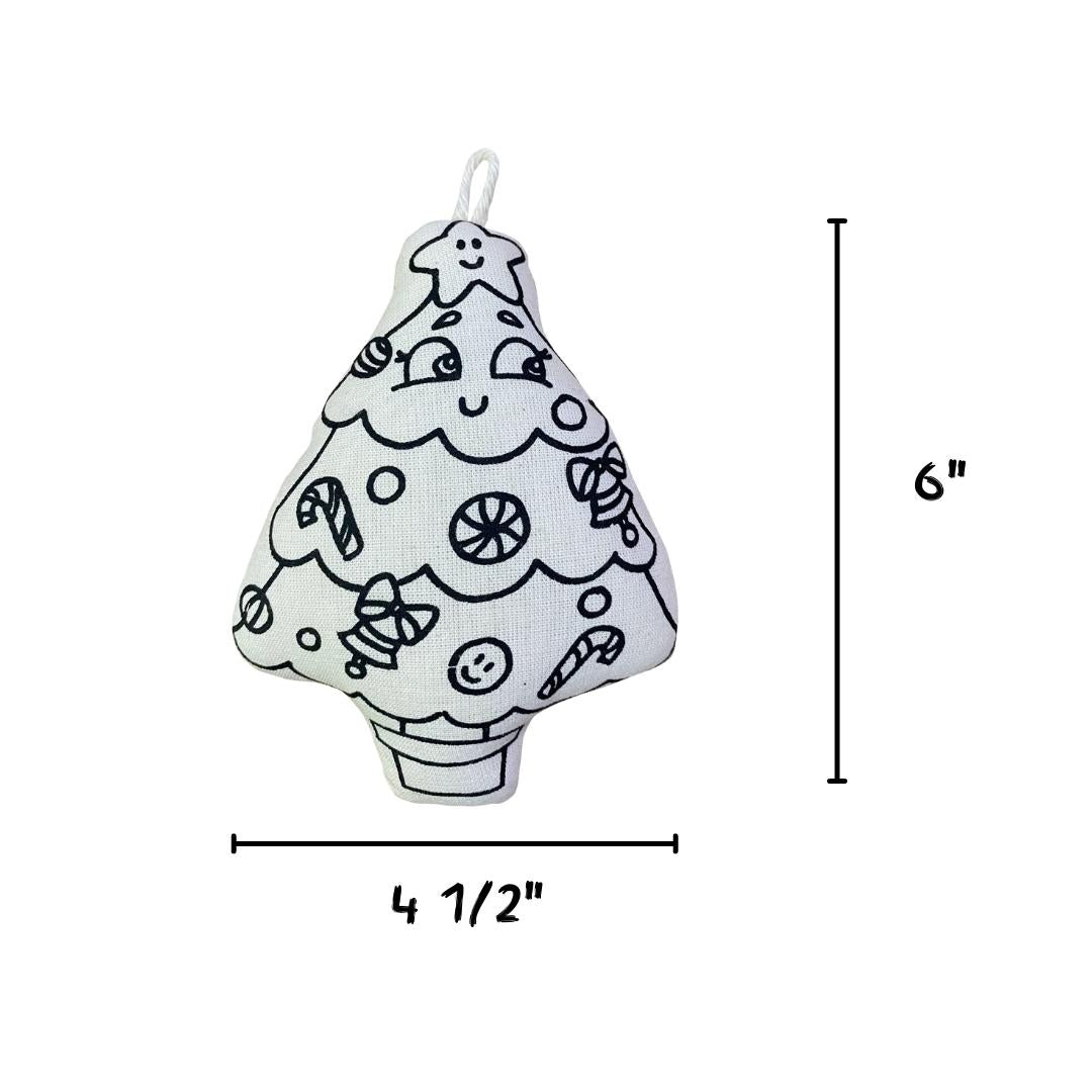 Kiboo Kids - Kit de coloriage pour ornement de Noël en bois
