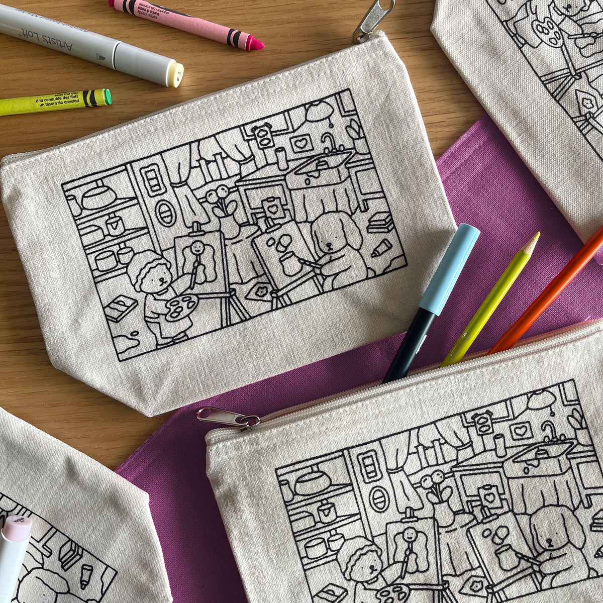 Kibakids - Art Studio Pouch