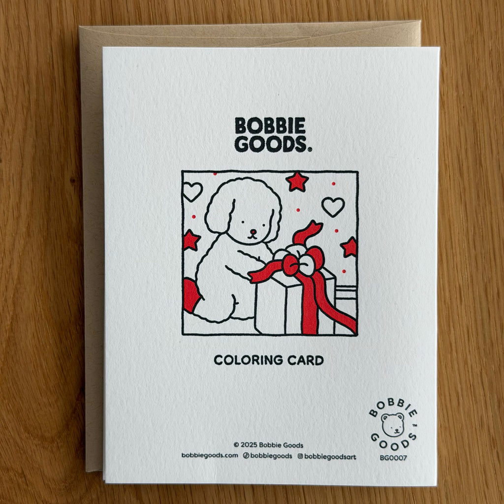 Kibakids - Santa's Favorite Coloring Card
