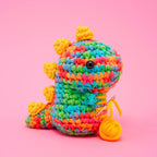 Kibakids - Fred the Dinosaur Rainbow Crochet Kit