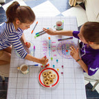 Kibakids - doodle grid tablecloth