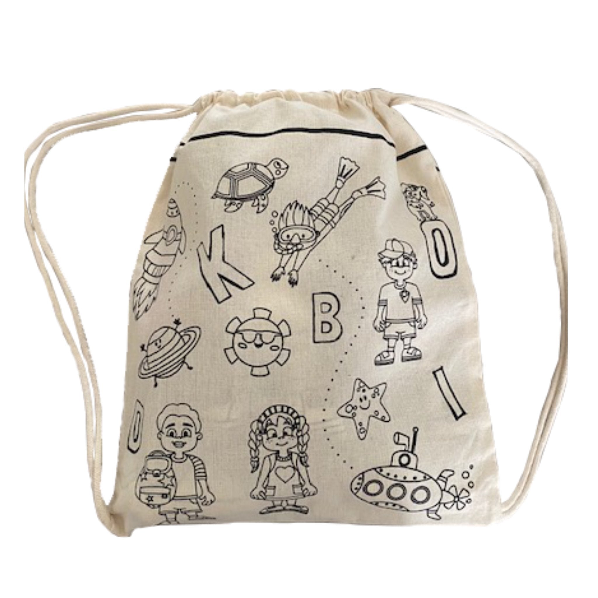 Kiboo Kids - Kit de coloriage sac à dos à cordon