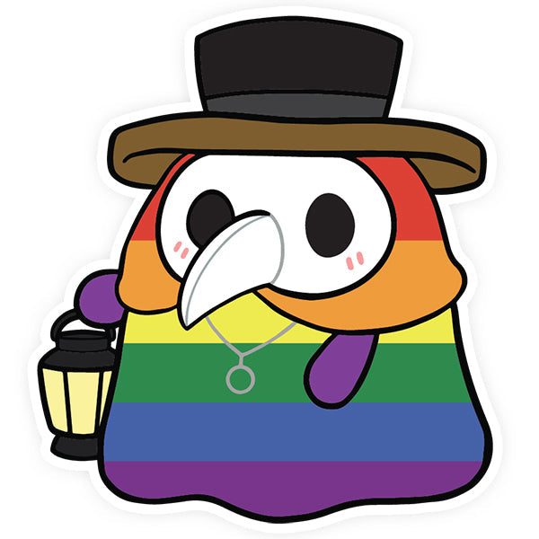 Kibakids - Doctor Plague Rainbow Pride Sticker