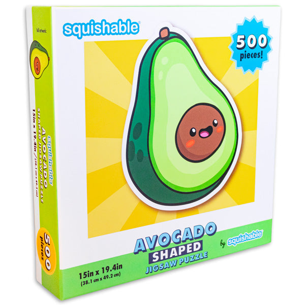 Kibakids - Avocado Shaped Jigsaw Puzzle
