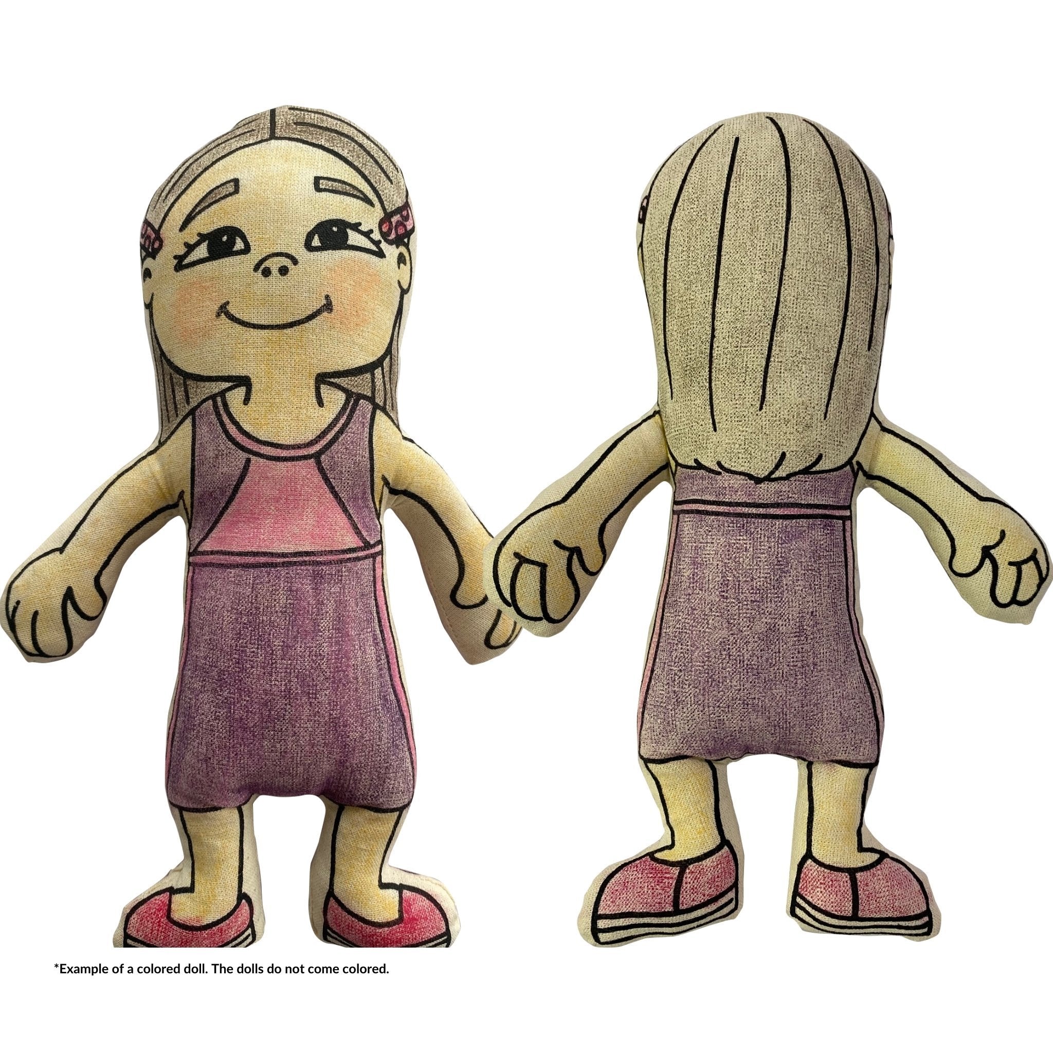 Kiboo Kids - Coffret de coloriage Fille aux cheveux longs