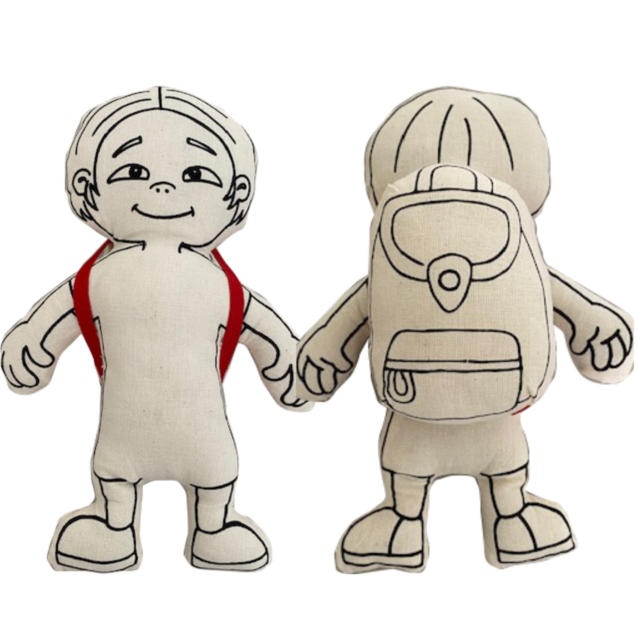Kiboo Kids - Kit de coloriage Enfant aux cheveux raie sur le côté