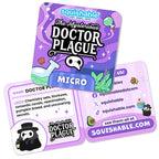 Kibakids - SQUEE-ONLY Micro Tie Dye Doctor Plague Keychain