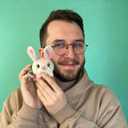 Kibakids - Micro Kibakids Tie Dye Bunny Keychain