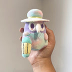 Kibakids - SQUEE-ONLY Micro Tie Dye Doctor Plague Keychain