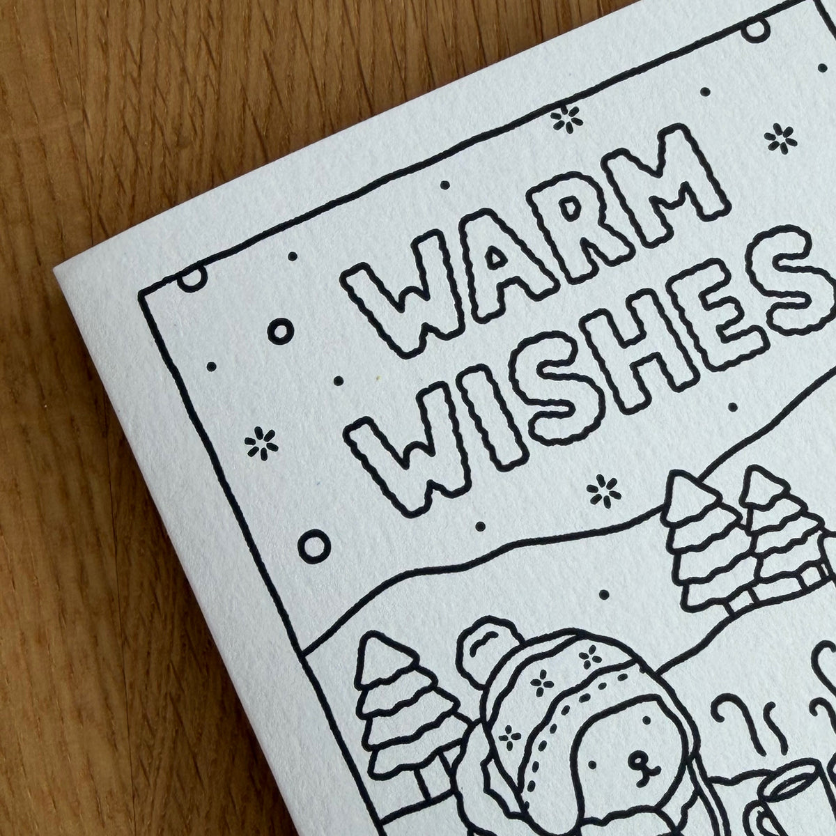 Kibakids - Warm Wishes Coloring Card